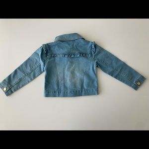 Toddler Girl light wash denim Jacket size 3T